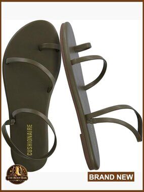 Comfortable Flat Strappy Sandals with Memory Foam